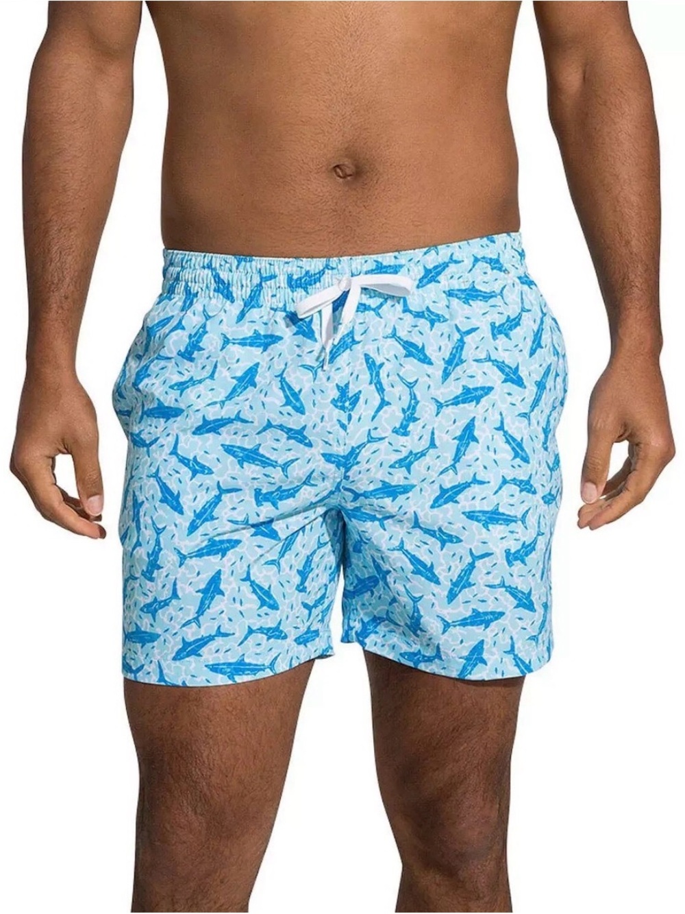 Chubbies Swimming Shorts Shark Water Hammerhead Blue Trunks